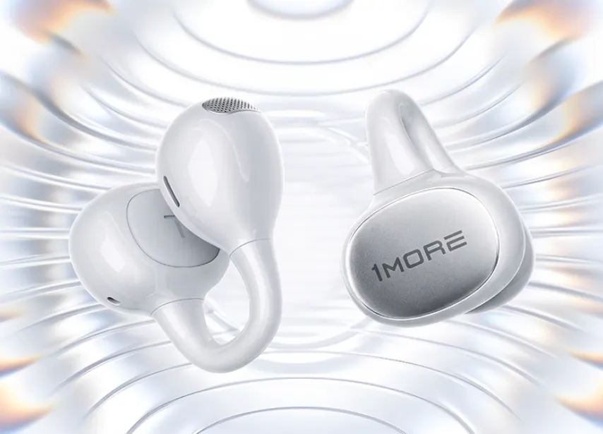 1MORE AiClip S52 wireless earbuds with charging case