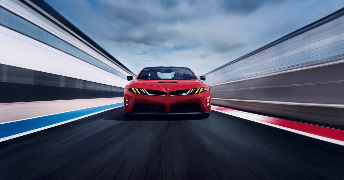 BMW M Concept Neue Klasse electric performance sedan preview