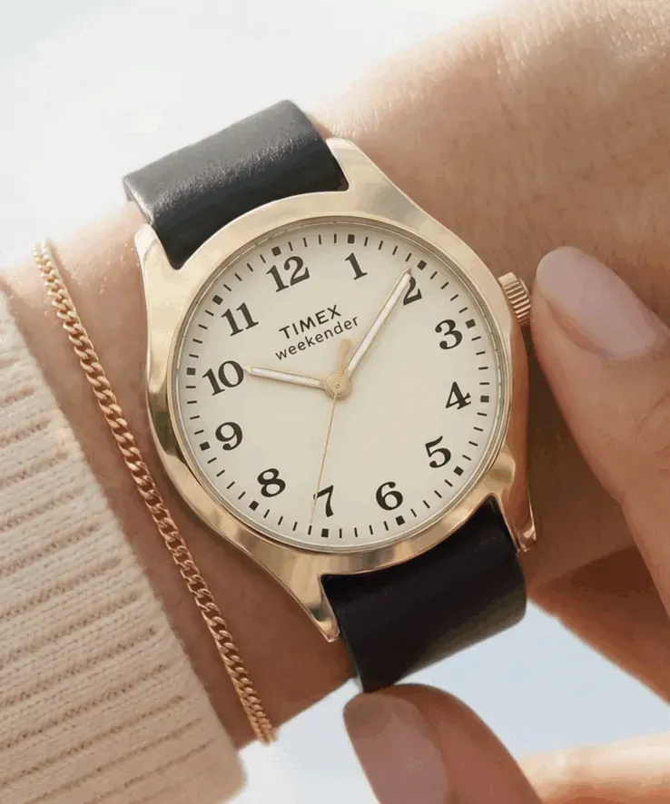 Foto tampak port belakang dan konektivitas I/O Timex Unveils Compact 34mm Weekender New England Watches