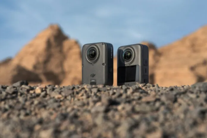 DJI Osmo 360 II camera with user-replaceable lenses and compact form