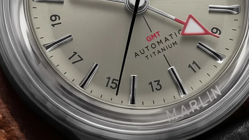 Timex Marlin Jet Titanium Automatic GMT Elevates Classic Design with Domed Hesalite Crystal