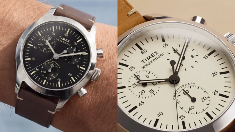 Timex Weekender New England Chronographs Refresh Classic Design with Clean Dials