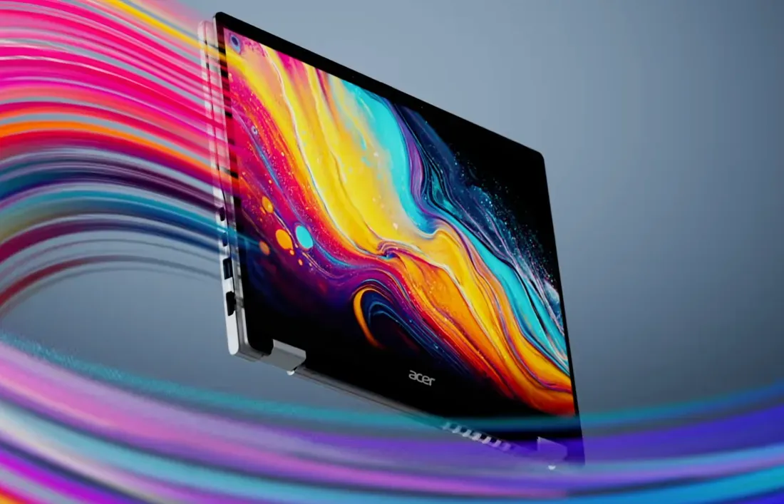 The latest Swift Spin 14 with Intel processors is compatible with Acer's Active Stylus that supports the Wacom AES 2.0 protocol. - Acer's New 14-inch Convertible Finally Balances Power and Portability