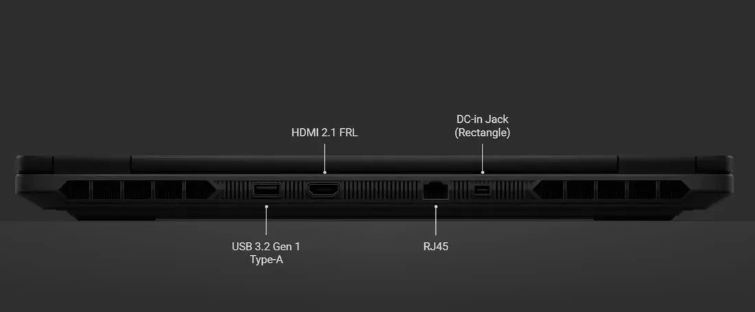 The new TUF Gaming 16 (2026) also supports 100 W charging over USB Type-C. - Asus Brings Its Budget-Friendly 16-Inch Gaming Laptop to Global Markets