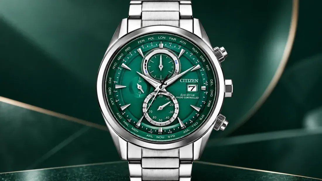 Citizen AT8260-85X watch - Citizen Brings Atomic Clock Precision and an Emerald Dial to the US