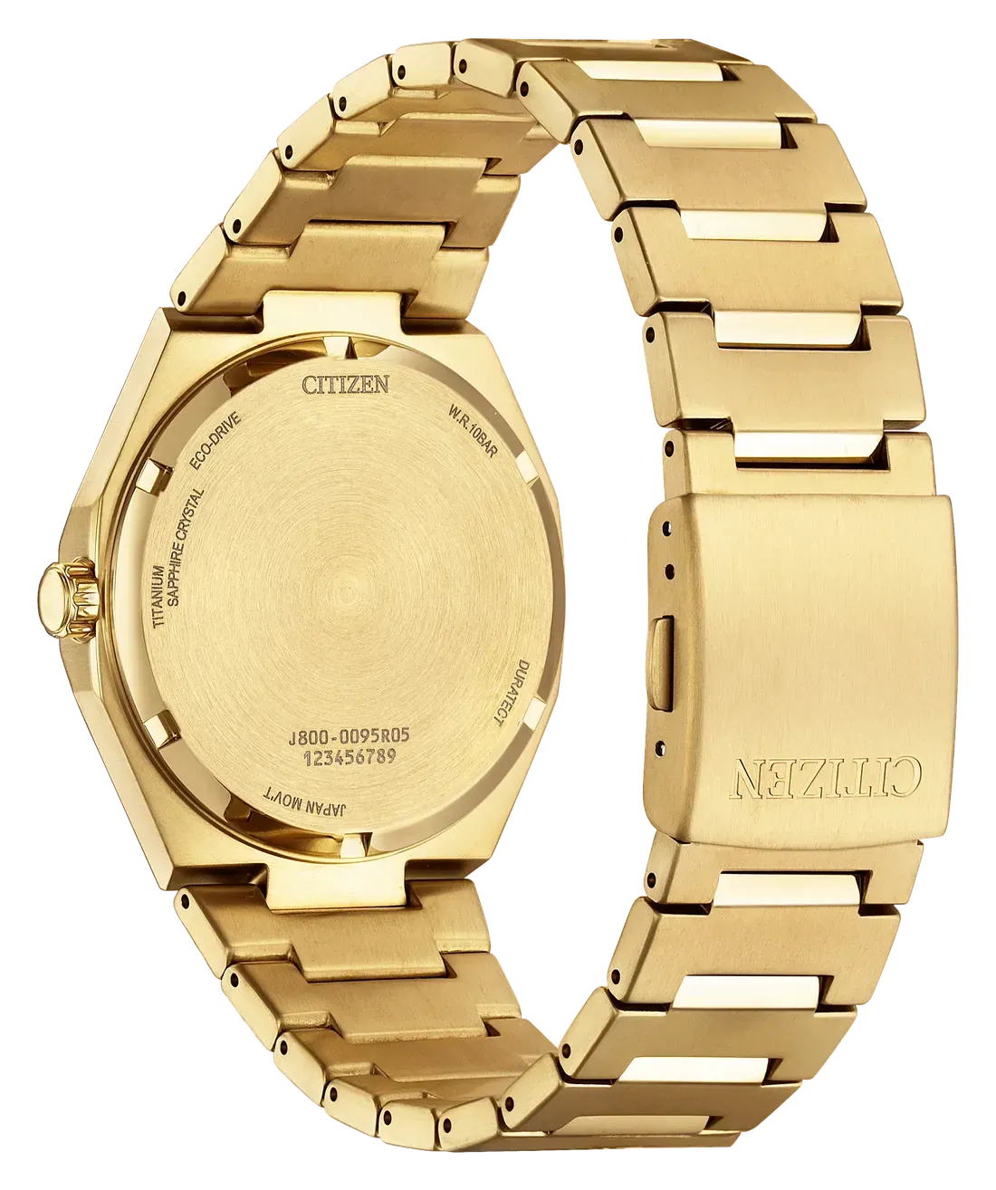 webp8 Citizen Solves Scratched Gold Watches With Tough Amber Titanium