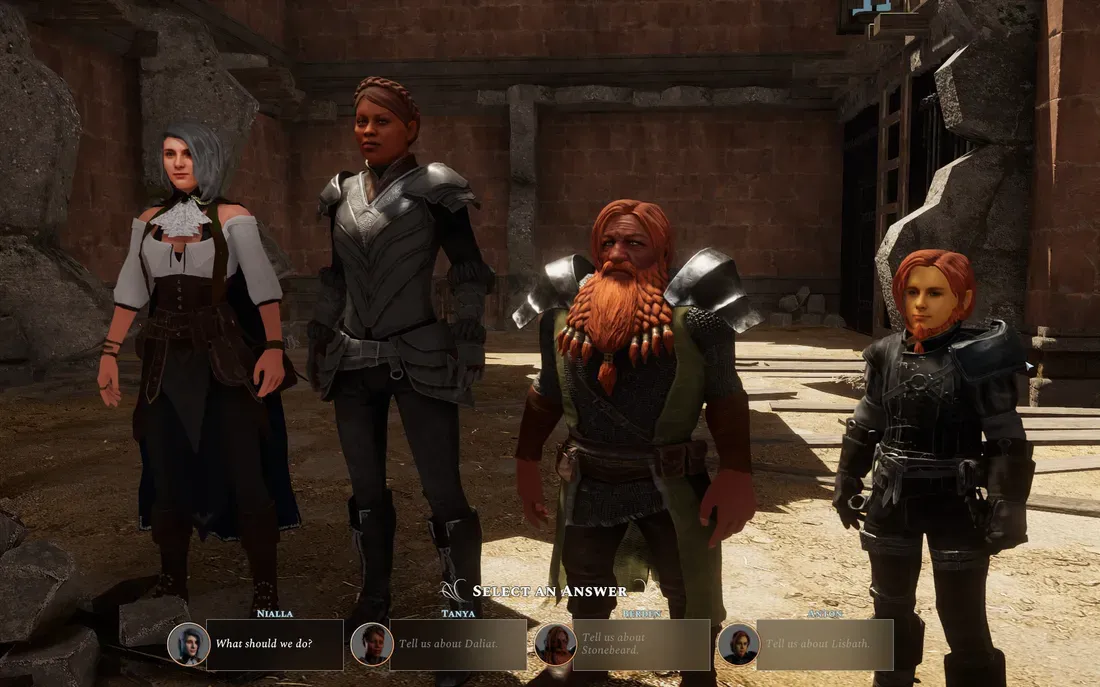 An image showing four characters in Solasta: Crown of the Magister. - For $7, This Tactical RPG Nails Authentic Tabletop Rules on PC