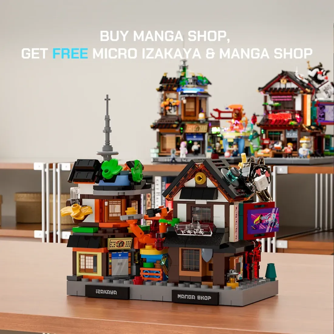 Lumibricks includes miniature versions as a bonus with direct purchases - Forget Stickers: This $119 Cyberpunk Building Set Is Fully Printed