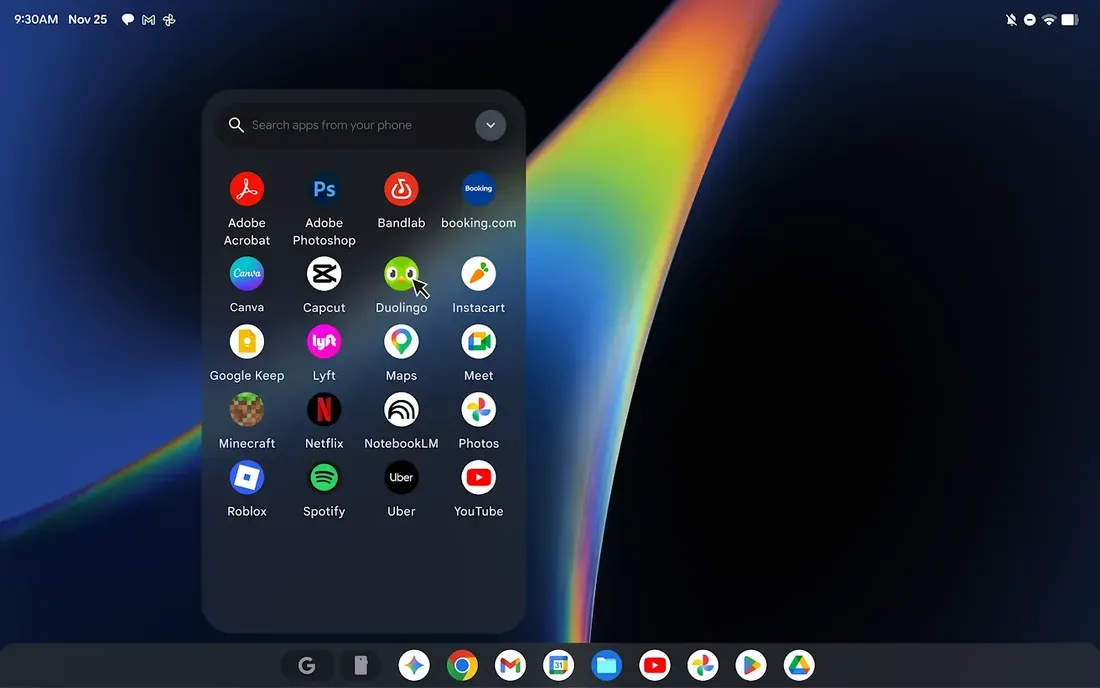googlebook ui 2 Googlebook Pre-orders Go Live September 21: A New Era for Premium Laptops