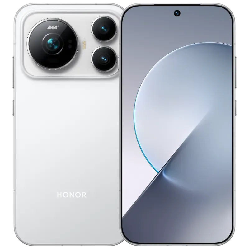 The Honor Magic9 in Morning White - Honor's Next Flagship Packs an 8,800 mAh Battery and Dual 200 MP Cameras