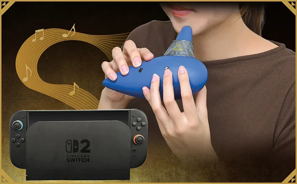 Electric Ocarina Of Time for Nintendo Switch 2 - Hori's $50 Switch 2 Ocarina Lets You Play Real Tunes Instead of Buttons