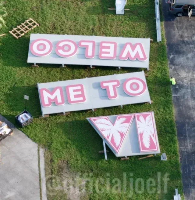Alleged GTA 6 advertising panels reportedly photographed behind the Kaseya Center in Miami. - Real Miami Begins Erecting Giant GTA 6 Ads as Local Feuds Flare Up