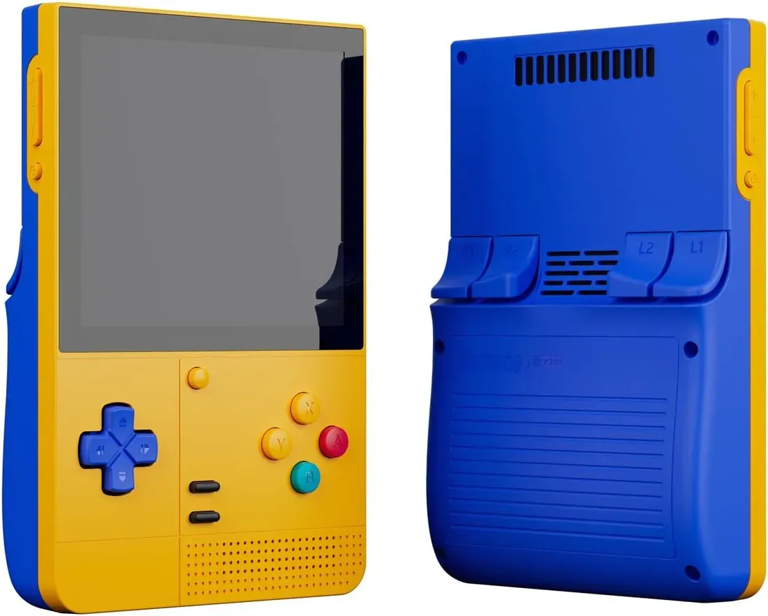 The Retroid Pocket Classic in PKM Yellow. - Retroid Handhelds Are Cheaper on Amazon, but You Should Look Elsewhere