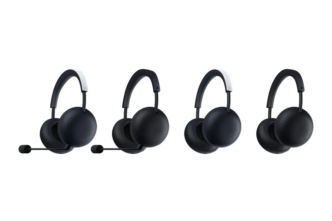 The Pulse Edge (left) and Pulse (right) in White and Midnight Black. - Sony's New Pulse Headsets Finally Bring Planar Drivers to the Masses