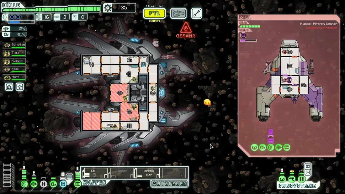 Pictured: A gameplay screenshot from FTL: Faster Than Light. - Steam's Top Space Strategy Game Drops to an All-Time Low of $1.99