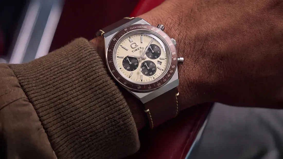 Timex Q Timex Chronograph - These $239 Vintage Motorsport Chronographs Channel Pure 1970s Racing Style