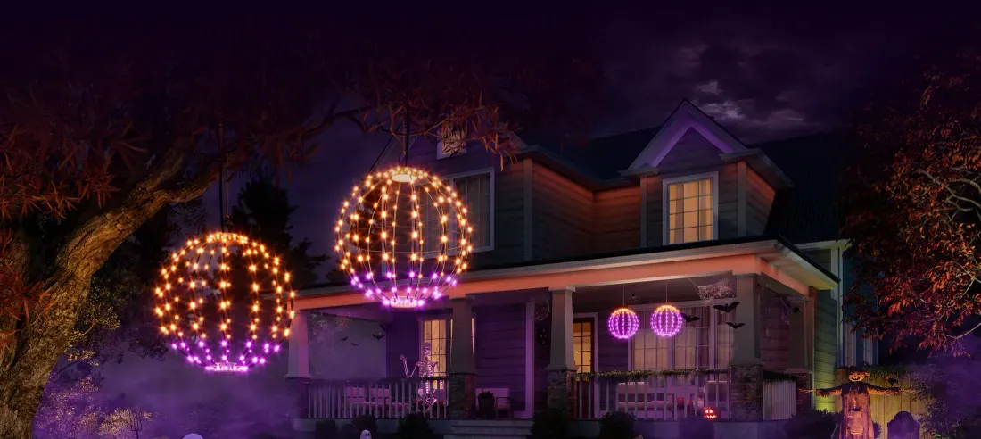 govee kugelleuchten bild These AI Outdoor Globes Turn Any Patio or Backyard Into a Light Canvas