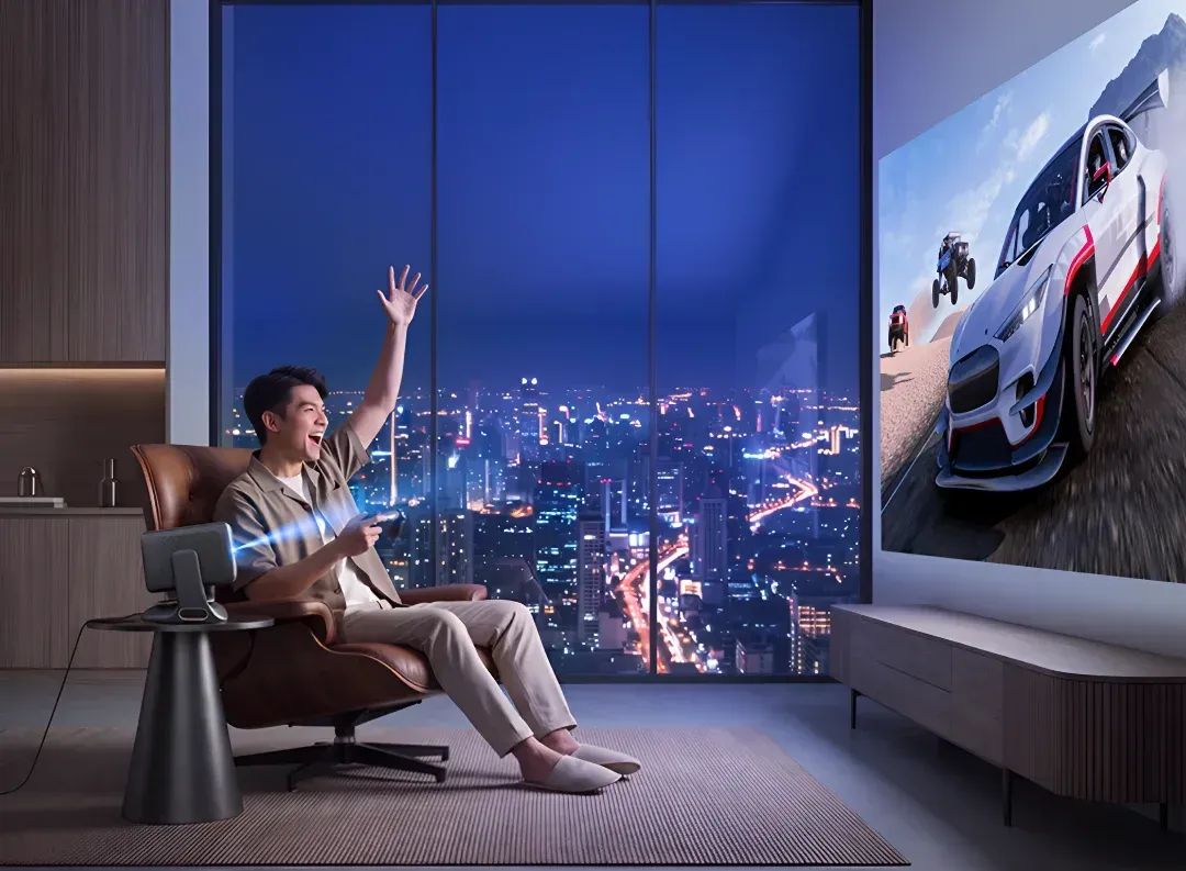 OBE R3 Ultra Max projector - This 1080p Projector Mounts a Full Subwoofer and Gimbal for $560