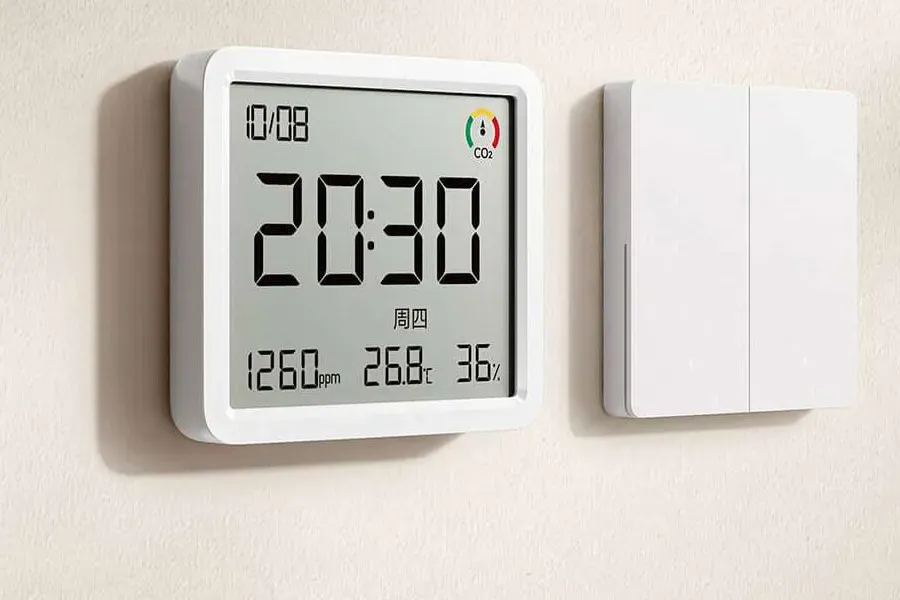 Mijia Smart Thermometer and Humidity Meter 3 Pro - This $17 Smart Sensor Finally Adds CO2 Tracking to Your Desk Setup