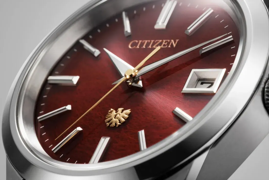 Citizen AQ4100-65X watch - This $2,995 Citizen Watch Hides Solar Cells Behind Handcrafted Washi Paper
