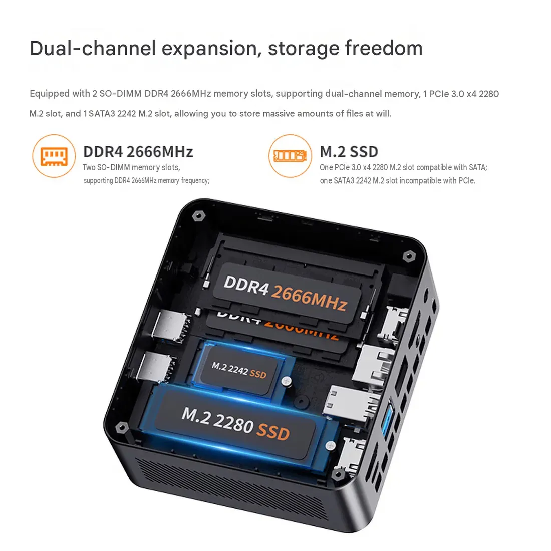 Upgradeable RAM and storage of the mini PC (machine translated) - This $230 Mini PC Packs Triple Display Power into a Tiny Footprint