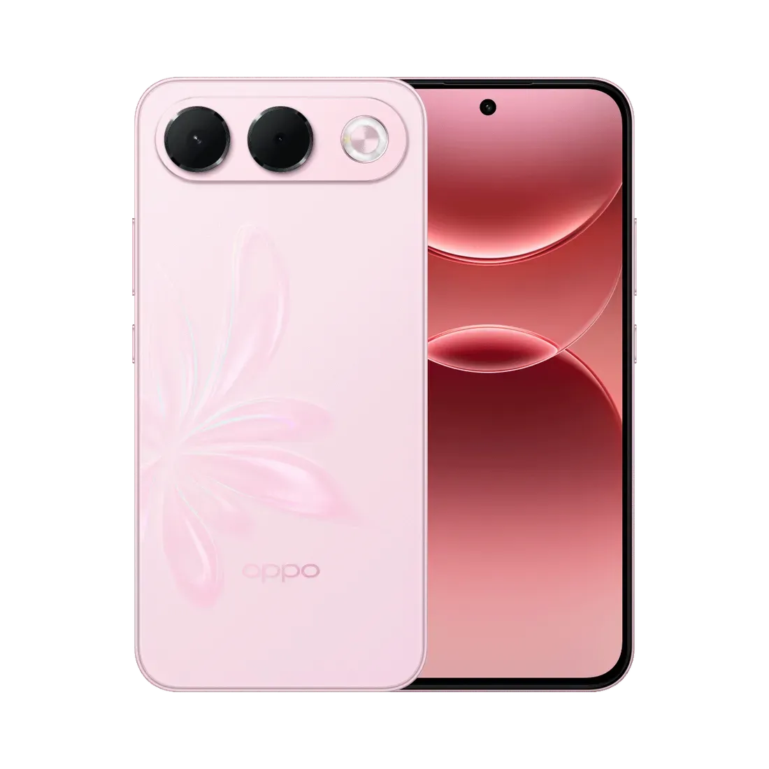 The Oppo A7 Pro in Bloom Pink. - This $391 Phone Packs an 8,000mAh Battery and Quad-IP Water Protection