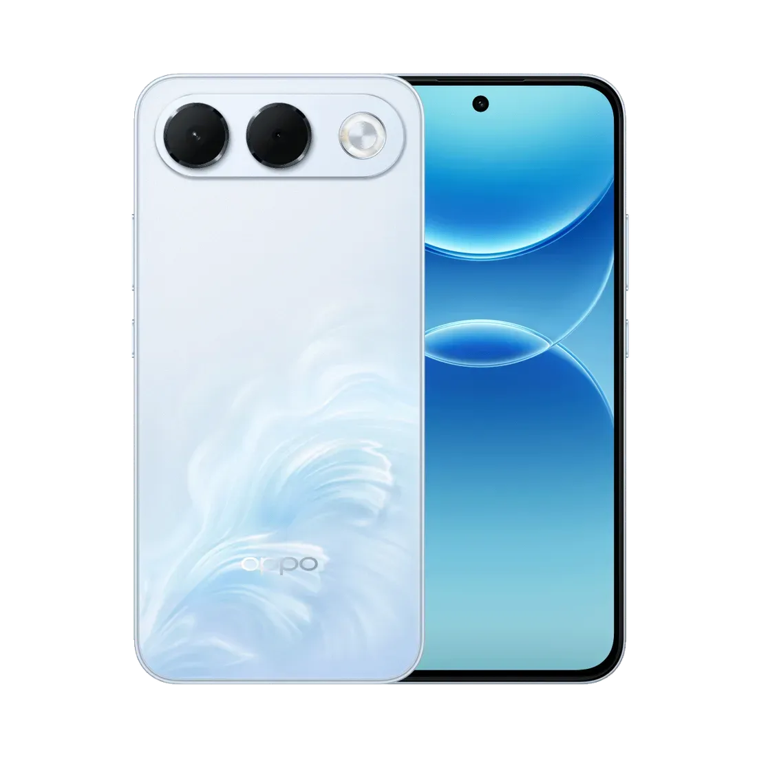 The Oppo A7 Pro in Surfing Blue. - This $391 Phone Packs an 8,000mAh Battery and Quad-IP Water Protection