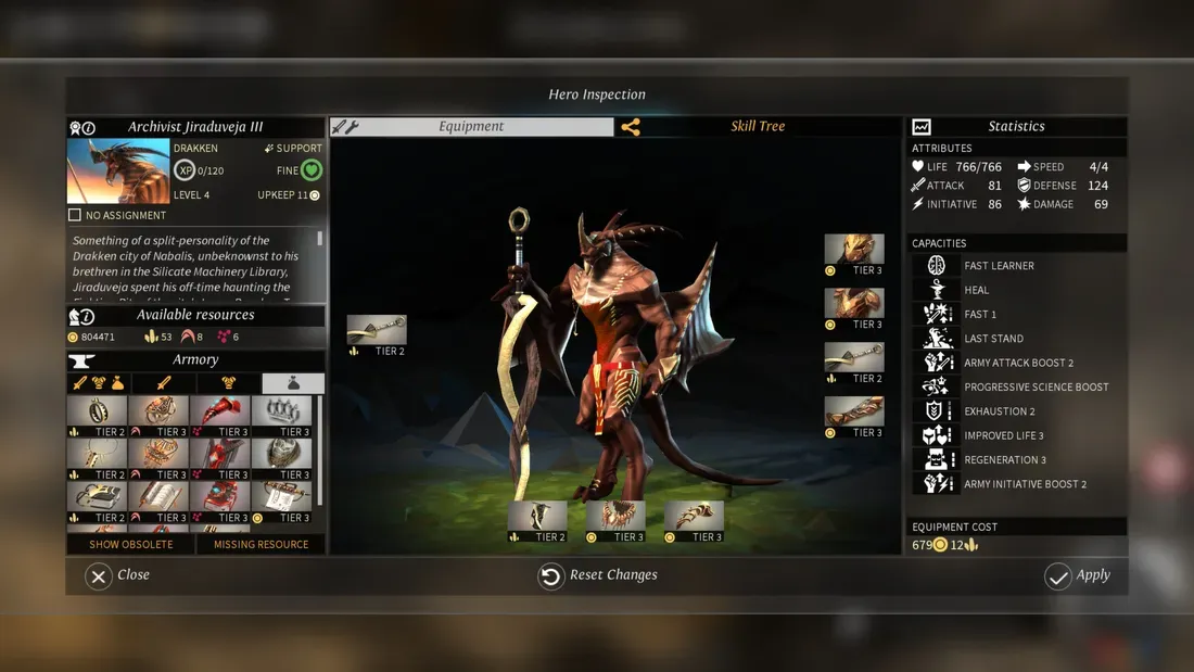 An image showing an interface in Endless Legend. - This Acclaimed 4X Fantasy Strategy Game Is Under 8 Dollars on Steam