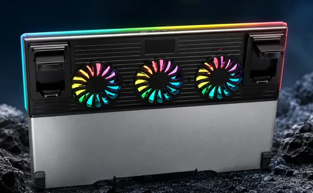 Portronics AeroDock Ultra - This Budget Laptop Cooling Pad Adds Airflow and RGB Without the Bulk