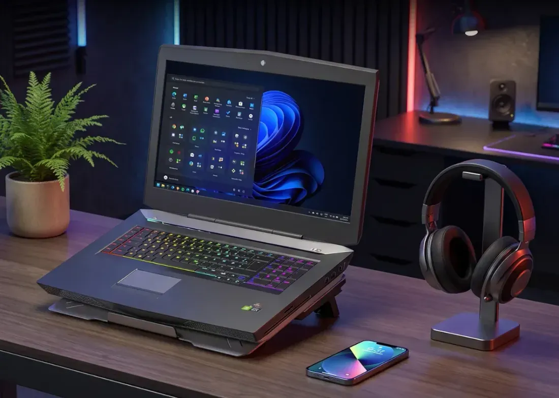 Portronics AeroDock Ultra - This Budget Laptop Cooling Pad Adds Airflow and RGB Without the Bulk