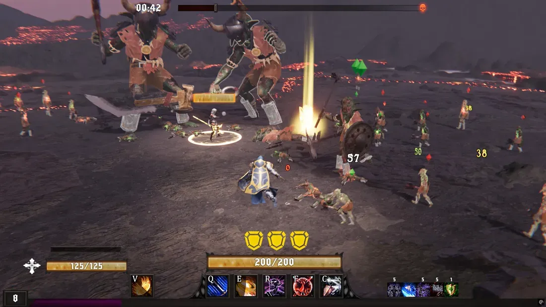 Pictured: A gameplay screenshot from Don't Lose Aggro. - This Dungeon Crawler Finally Makes the Tank Role the Main Character