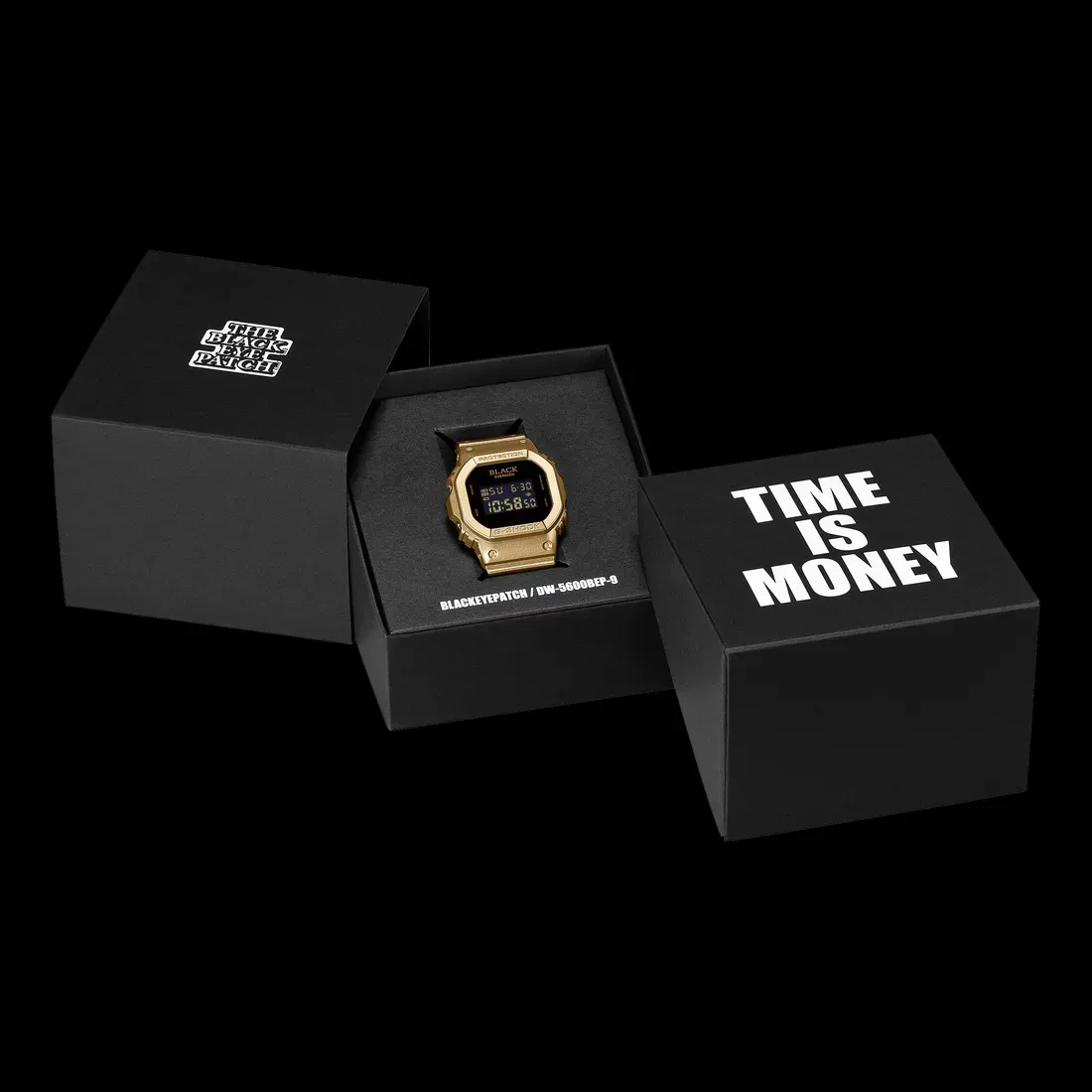 The G-Shock DW-5600BEP-9 ships with a special packaging - This Gold-Tone G-Shock Collab Finally Brings Streetwear Flair to the UK