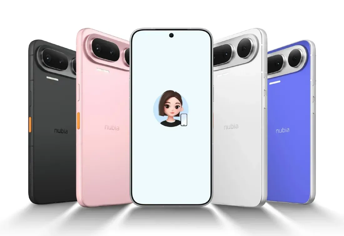 Front and back overview of the Nubia NaviX Ultra smartphone