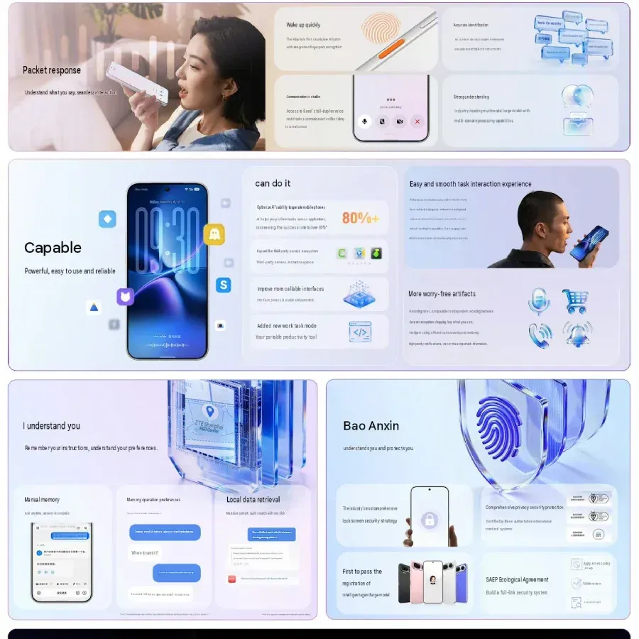 Graphic demonstrating the Doubao Mobile Assistant on the Nubia NaviX Ultra
