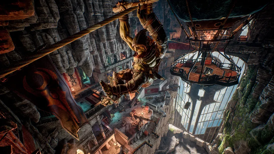 An image showing an environment in Styx: Shards of Darkness. - This Highly Rated Goblin Stealth Game Is Currently Selling for Under $1.50