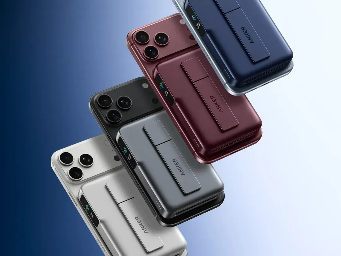 Anker MagGo 2 Pro comes in multiple colors, including burgundy - This Magnetic Power Bank Finally Solves the Overheating Problem