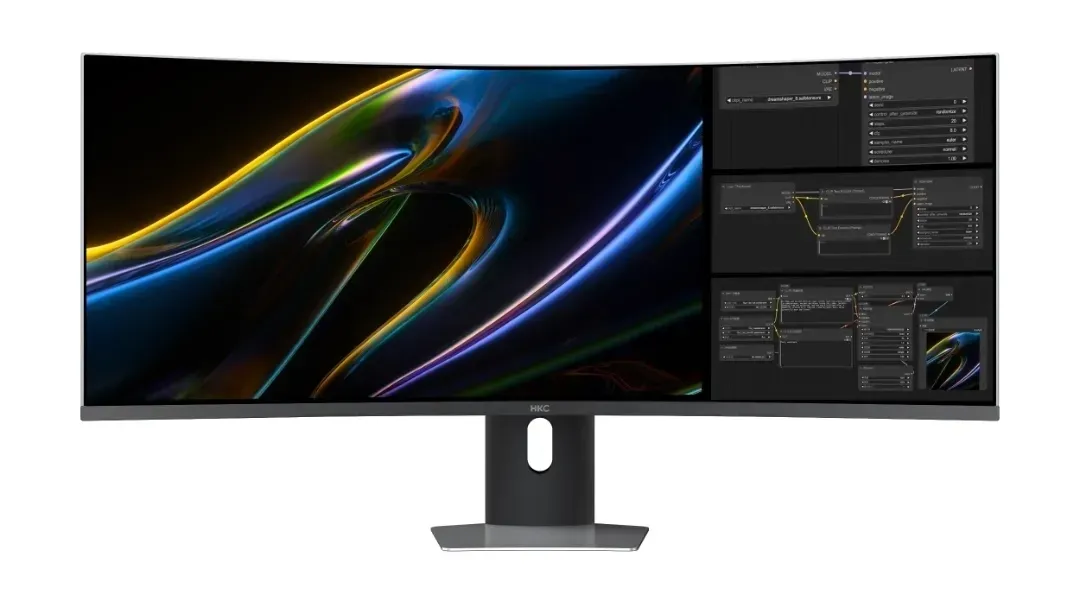 The mini LED gaming monitor features a resolution of 5,760 by 2,160 pixels. - This Massive 44-Inch Ultrawide Monitor Hits a New Aspect Ratio Sweet Spot
