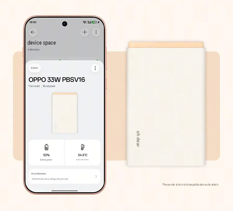 oppo 33w pocket charge power bank color os This Pocket Power Bank Finally Brings Battery Health Tracking to Your Phone
