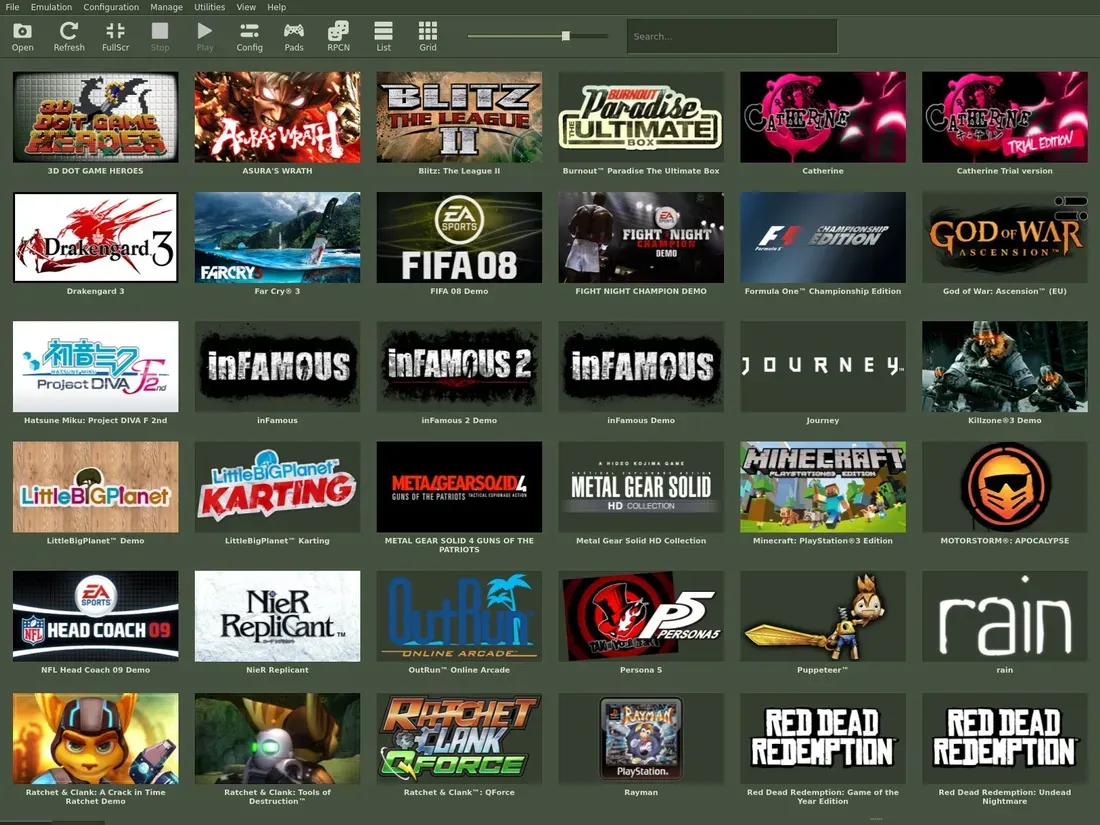 RPCS3 Old Steam theme game icons. - This Retro Steam Theme Brings Early 2000s Nostalgia to Your PS3 Emulator