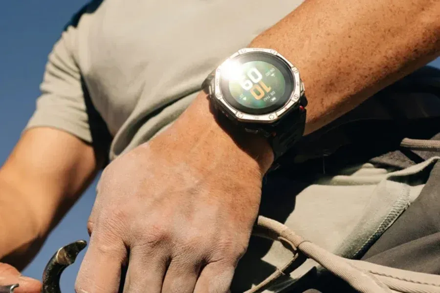 Amazfit T-Rex Dual Solar Front - This Rugged Smartwatch Charges From Both Sides to Solve Power Anxiety
