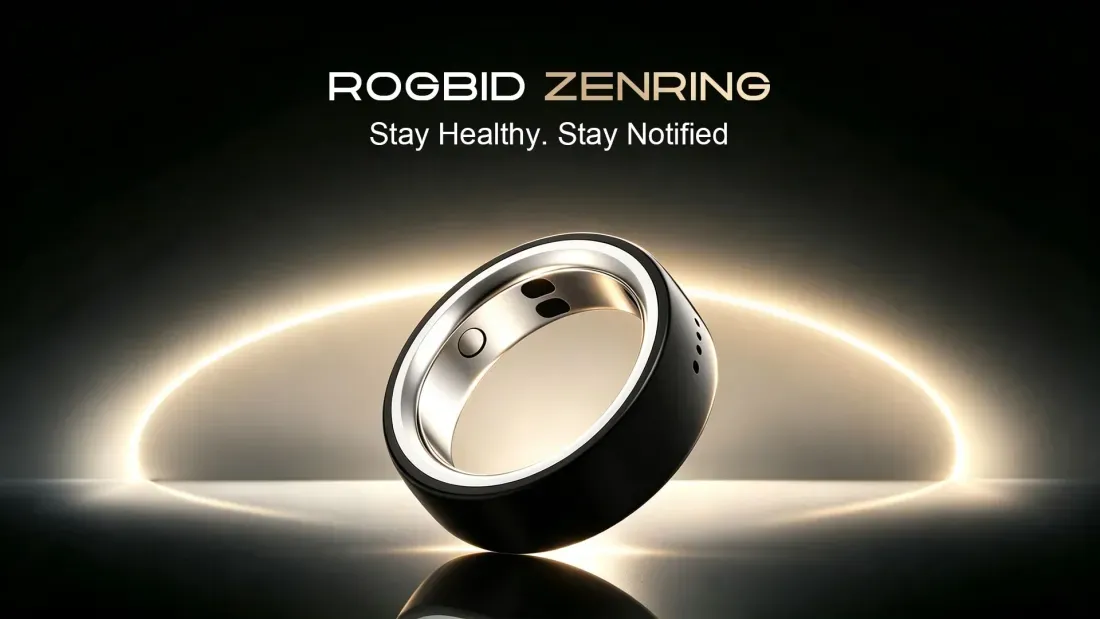 Rogbid ZenRing smart ring - This Smart Ring Actually Vibrates for Alerts and Scrolls Your Feeds