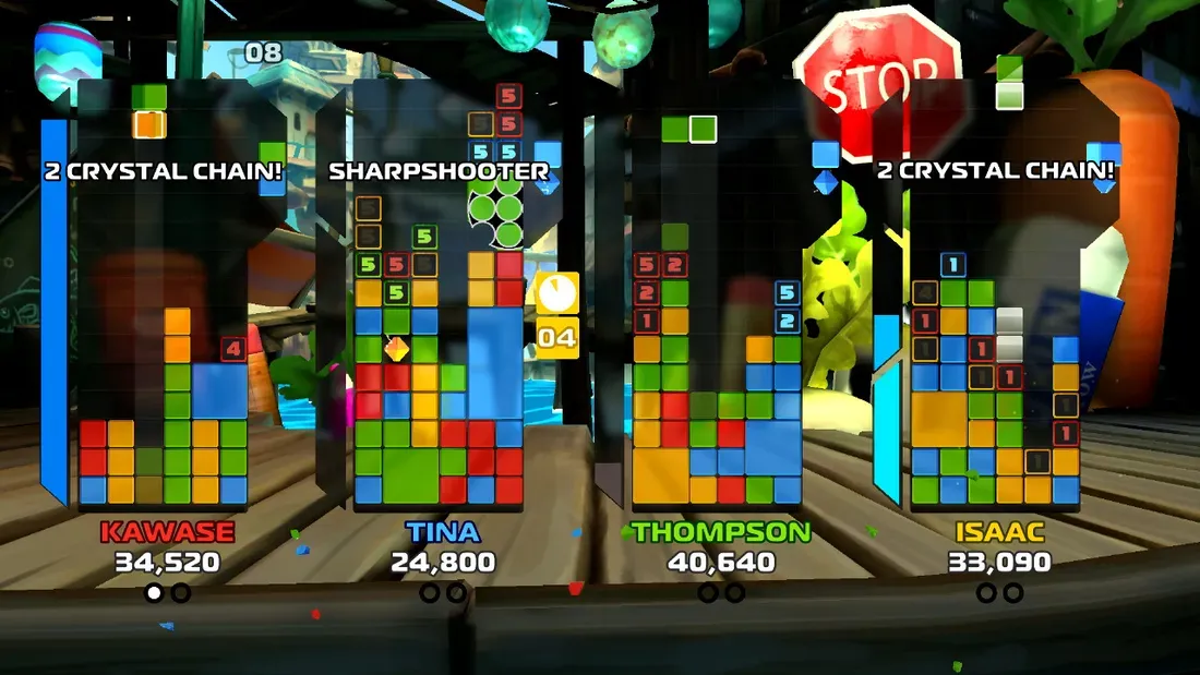 Pictured: A gameplay screenshot from Crystal Crisis. - This Steam Puzzle Fighter Is Free, but Its Crystal Battles Bite