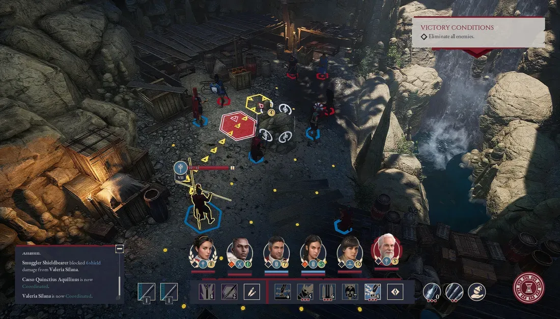 An image showing a battle in Expeditions: Rome. - This Underrated Historical Turn-Based RPG Is Down to $11 on Steam