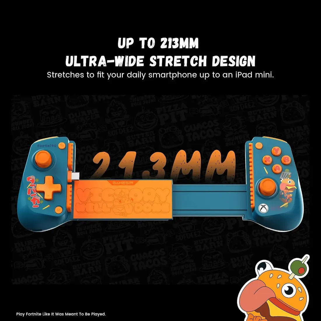 gamesir fortnite mobile controller durrr burger This Xbox Mobile Grip Gets a Full Fortnite Custom Makeover