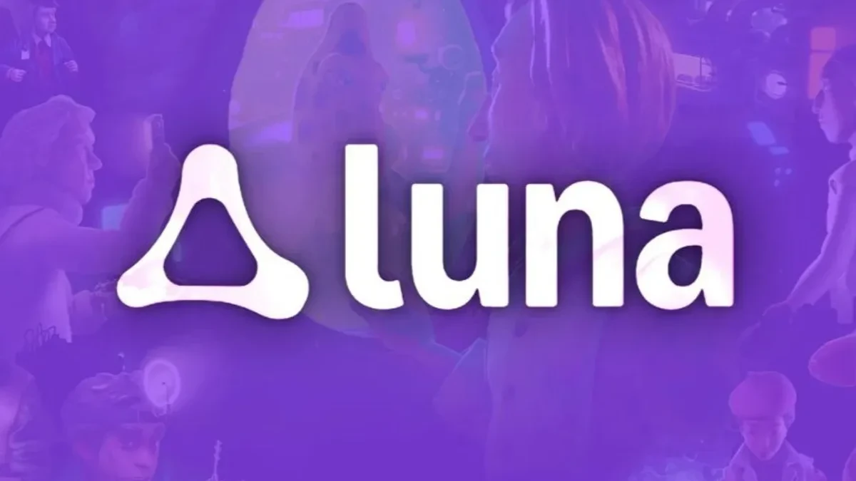 Amazon Luna cloud gaming setup showing game controllers and streaming interface on screen