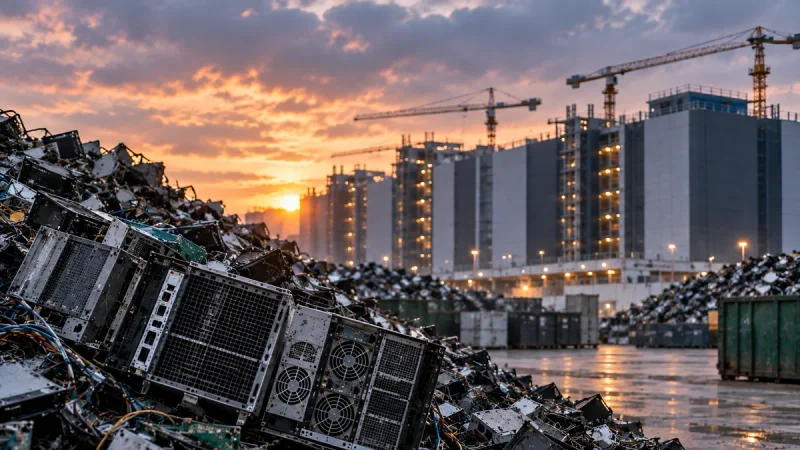 Beyond Power Grids, AI Infrastructure Faces a Massive E-Waste Crisis