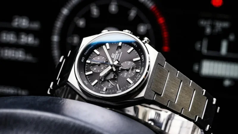 Bucking the Giant Dial Trend, Casio Edifice Goes Compact with Sapphire