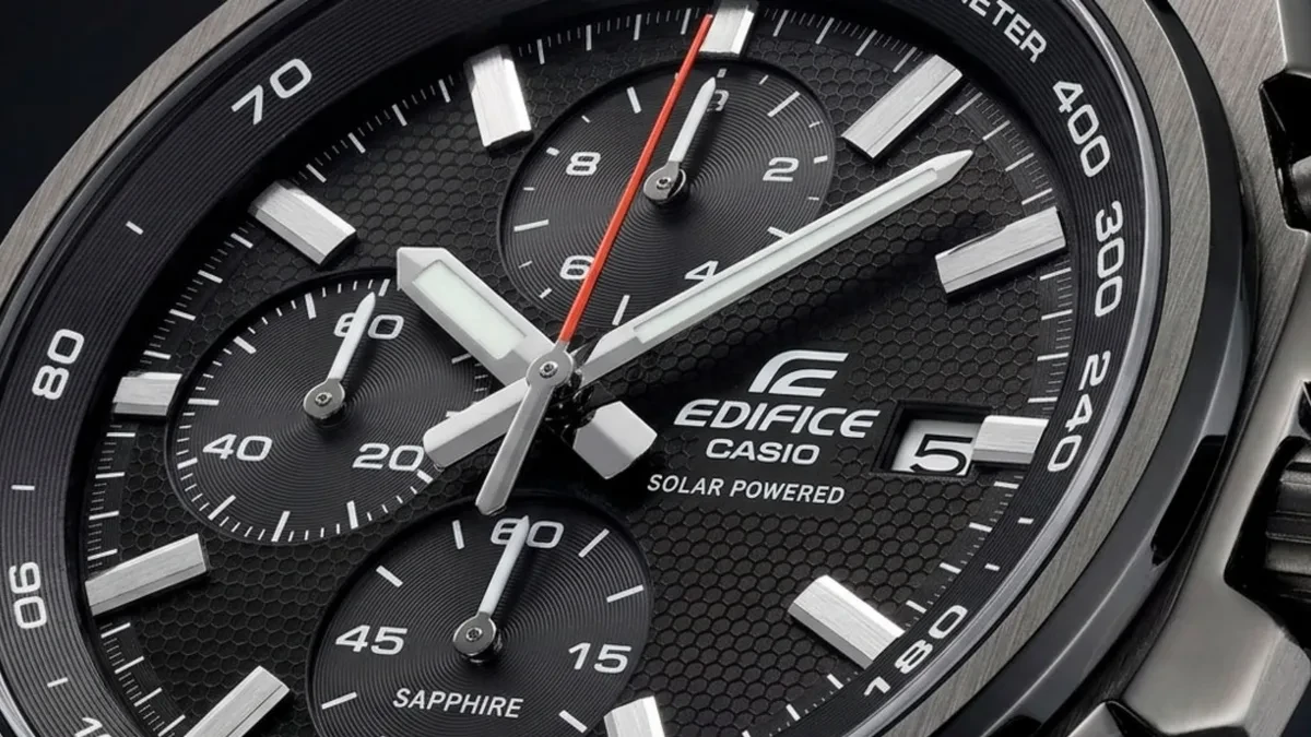 Casio Edifice EFS-S660 solar chronograph lineup side by side