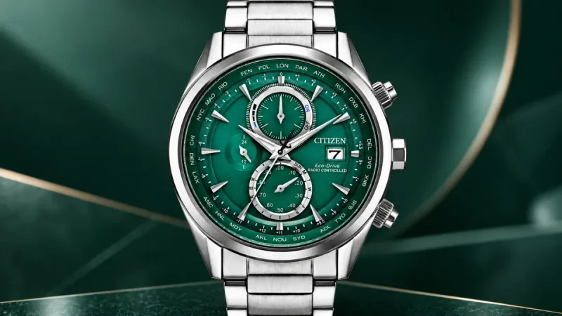 Citizen Brings Atomic Clock Precision and an Emerald Dial to the US
