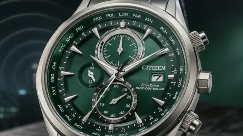 Citizen Sunray Green Atomic Chronograph Reaches US with a Catch